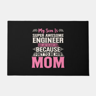 Engineer My Son Is A Super Awesome Engineer Doormat