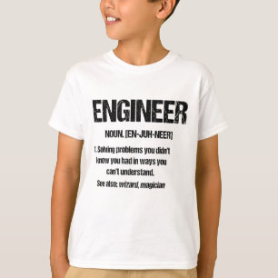 ENGINEER NOUN Funny Engineering Quotes Graduation T-Shirt