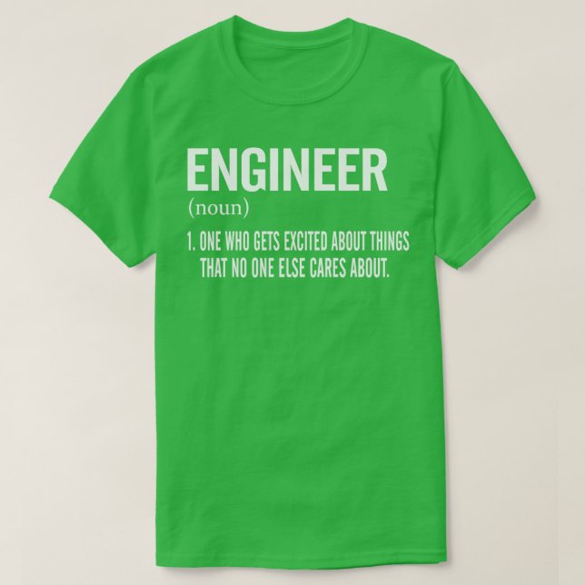 Engineer Noun s 1  T-Shirt (Design Front)