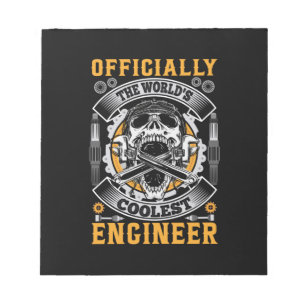 Engineer Officially The World Coolest Engineer Notepad