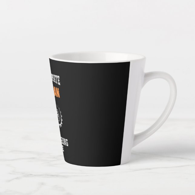 Engineer Old Man With An Engineering Degree Latte Mug (Right)
