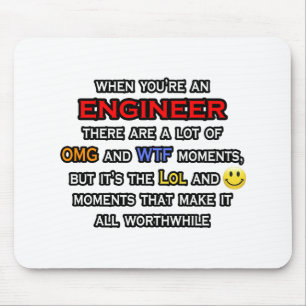 Engineer ... OMG WTF LOL Mouse Mat