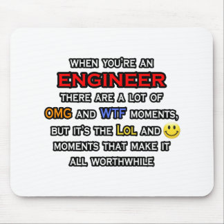 Engineer ... OMG WTF LOL Mouse Mat