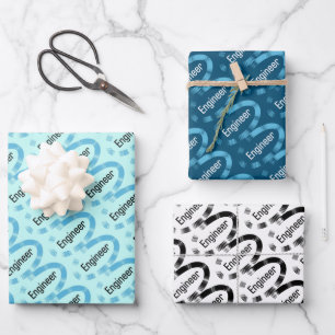 Engineer Oval Wrapping Paper Sheet