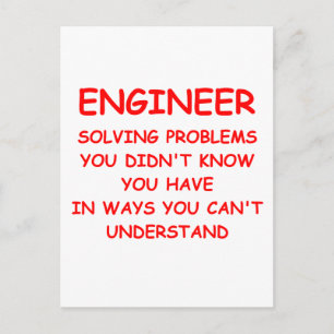 ENGINEER POSTCARD