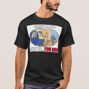ENGINEER PRODUCTS- TRAINS - LOCOMOTIVE - LIRR T-Shirt