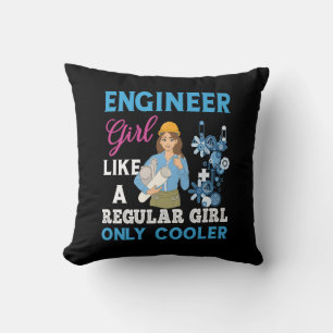 Engineer Proud Engineer Girl Cushion
