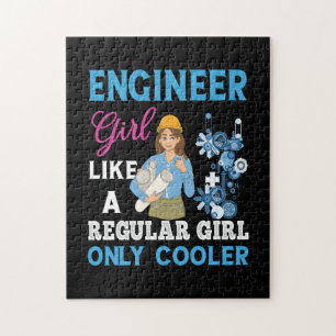Engineer Proud Engineer Girl Jigsaw Puzzle