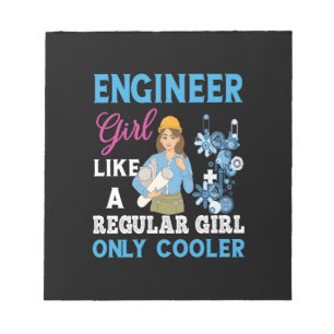 Engineer Proud Engineer Girl Notepad