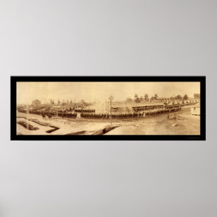 Engineer Review Army Photo 1918 Poster