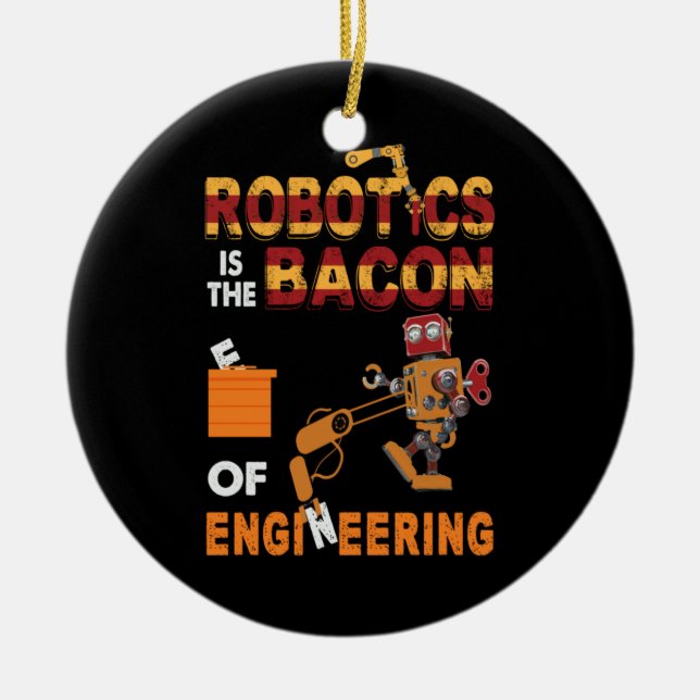 Engineer Robotics Of Engineering Ceramic Tree Decoration (Front)