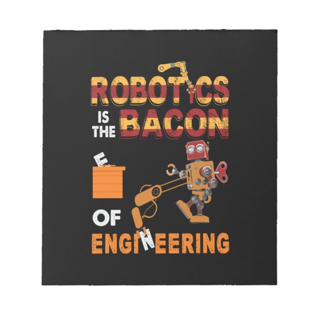 Engineer Robotics Of Engineering Notepad (Front)