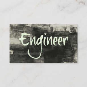 Engineer Rustic Business Card