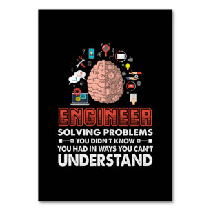 Engineer Solving Problems Table Number