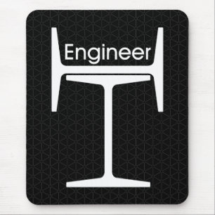 Engineer Steel Beams Mouse Mat