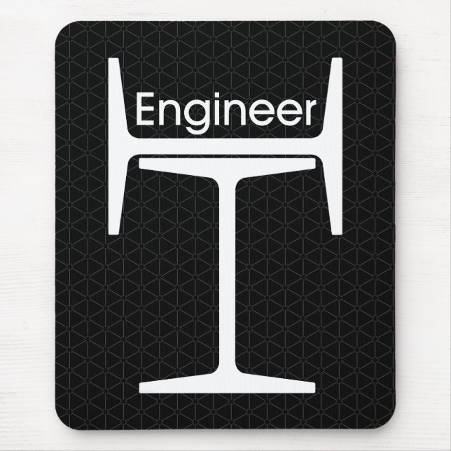 Engineer Steel Beams Mouse Mat (Front)
