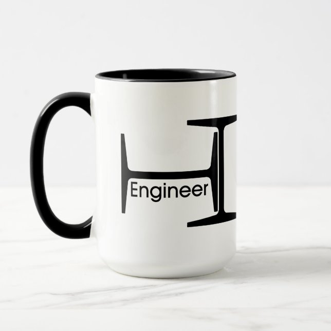 Engineer Steel Beams Mug (Left)