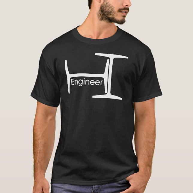 Engineer Steel Beams T-Shirt (Front)