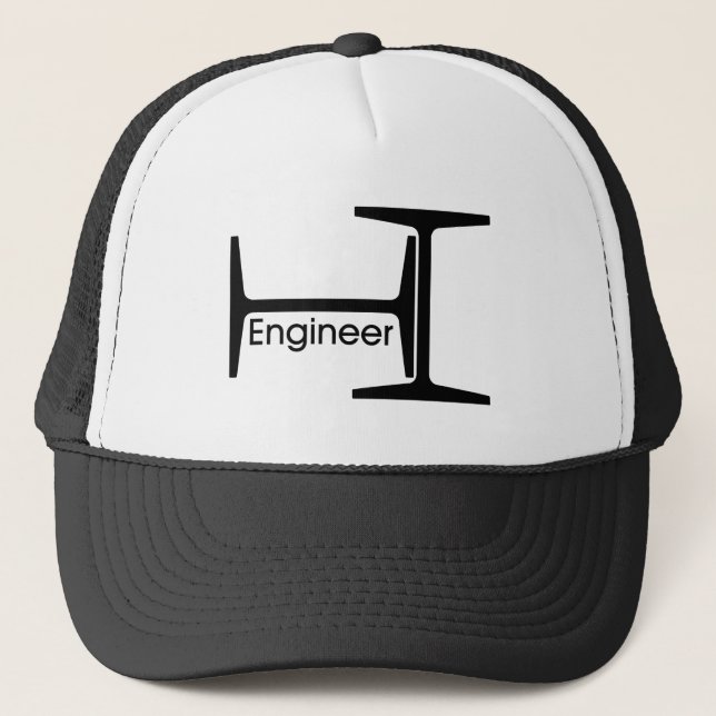 Engineer Steel Beams Trucker Hat (Front)