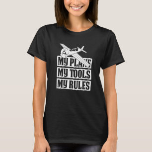 Engineer Tongue Technician Aircraft Mechanic T-Shirt