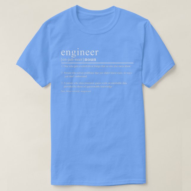 Engineer Wizard T-Shirt (Design Front)