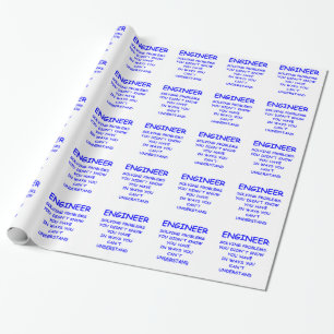 engineer wrapping paper