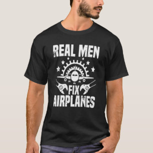 Engineer Wrench Technician Aircraft Mechanic T-Shirt