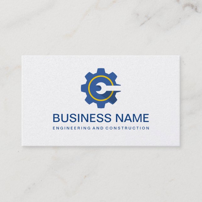 Engineering and Construction Business Cards (Front)