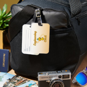 Engineering Chick Luggage Tag