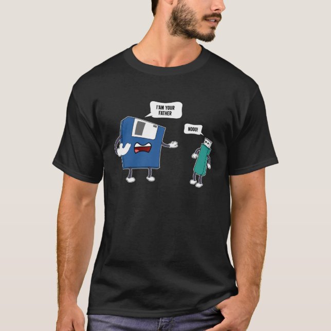 Engineering Floppy Disc Computer Engineer Programm T-Shirt (Front)