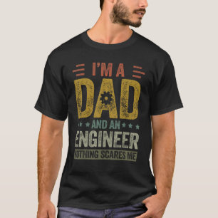 Engineering For Men Vintage Engineer Dad T-Shirt
