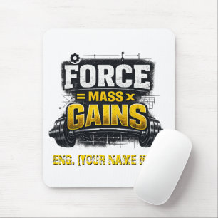 Engineering Gains: Physics Force Personalized Mouse Mat