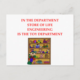 ENGINEERING gifts Postcard