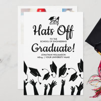 Engineering Grad Photo Hats Off Graduation Party