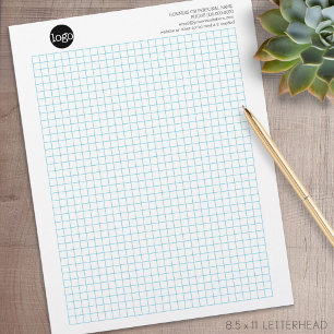 Engineering Graph Pad Calcpad with Company Logo Custom Letterhead