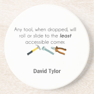 Engineering humour coaster