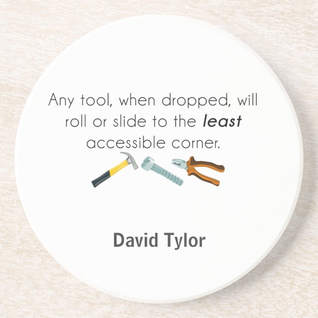 Engineering humour coaster (Front)