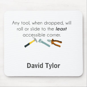 Engineering humour mouse mat