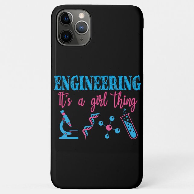 Engineering- It's a Girl Thing Funny Case-Mate iPhone Case (Back)