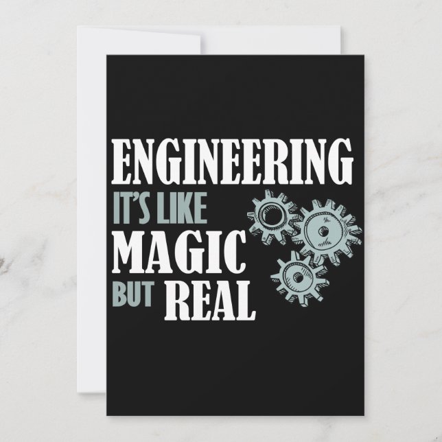 Engineering - It's Like Magic But Real (Front)
