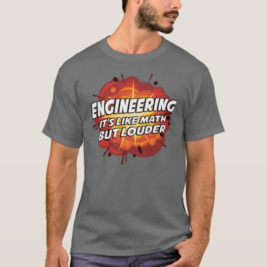 Engineering - It's Like Math But Louder T-Shirt