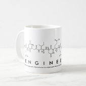 Engineering peptide word mug (Front Left)