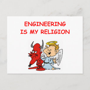 engineering postcard