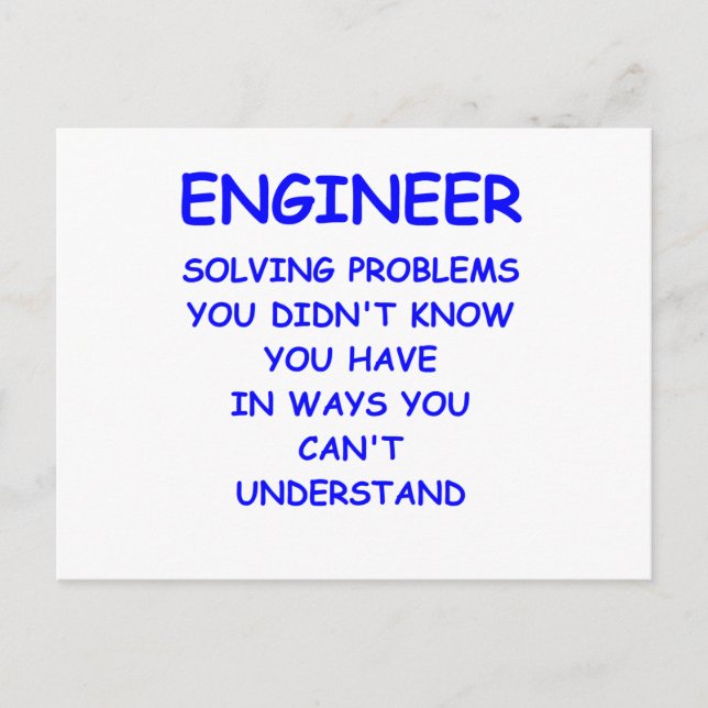 engineering postcard (Front)