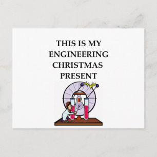 engineering postcard
