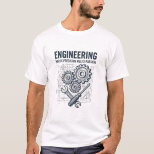 Engineering: Where precision meets passion T-Shirt