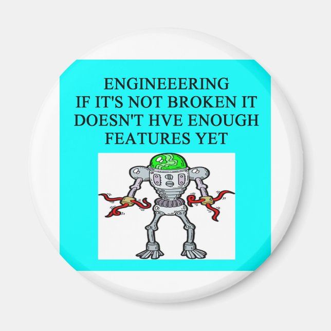 ENGINEERINGjoke Magnet (Front)