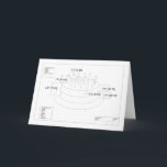 Engineer's Birthday Cake Plan Card<br><div class="desc">Engineer's Birthday cake plan</div>