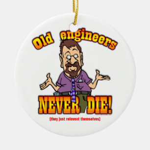 Engineers Ceramic Tree Decoration