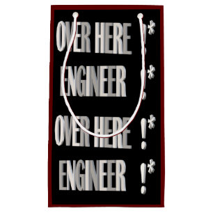 Engineers design for Dads Brothers and others Small Gift Bag